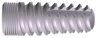 Wide-Pitch Thread Internal Hex Implants