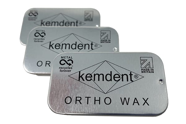 Kieferorthopädisches Schutzwachs – 3er-Packung Dosen