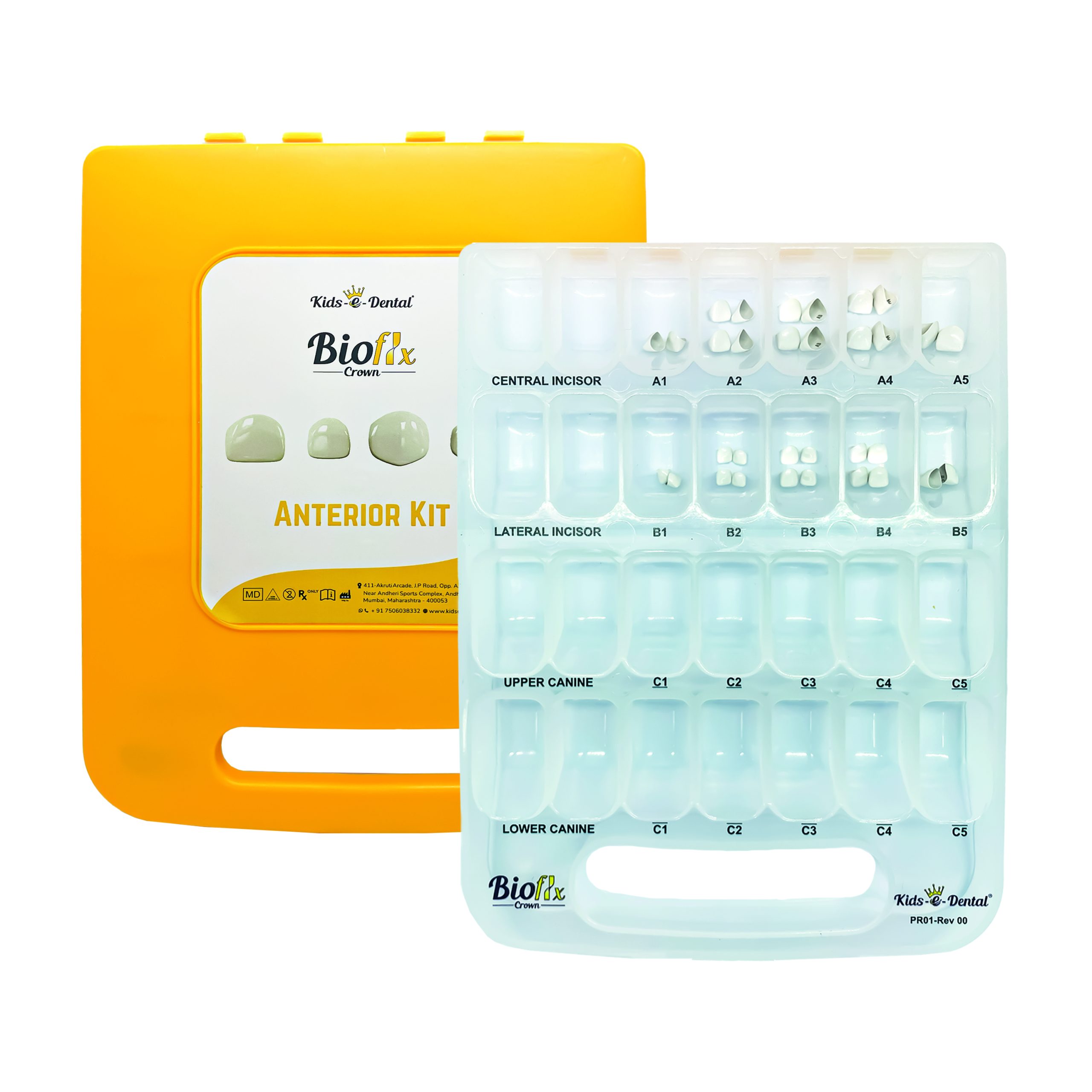 Bioflx Couronnes incisives antérieures - Kit Professionnel