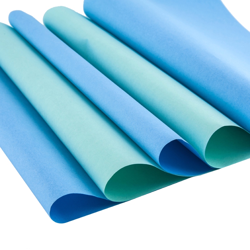 Sterilization Medical Crepe Paper double side wraps paper roll