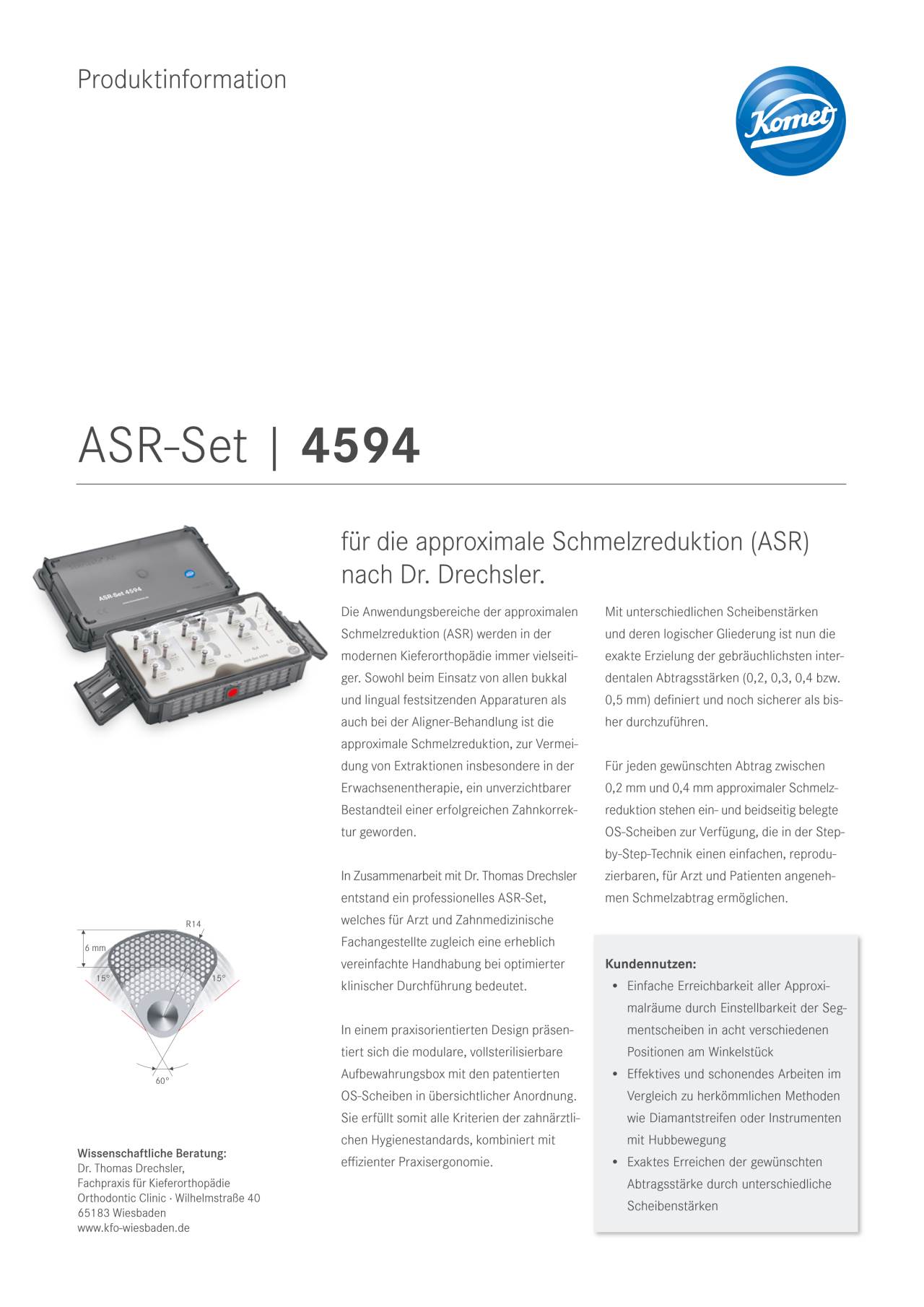 PI | ASR-Set 4594 – Komet Dental, Diamond Discs