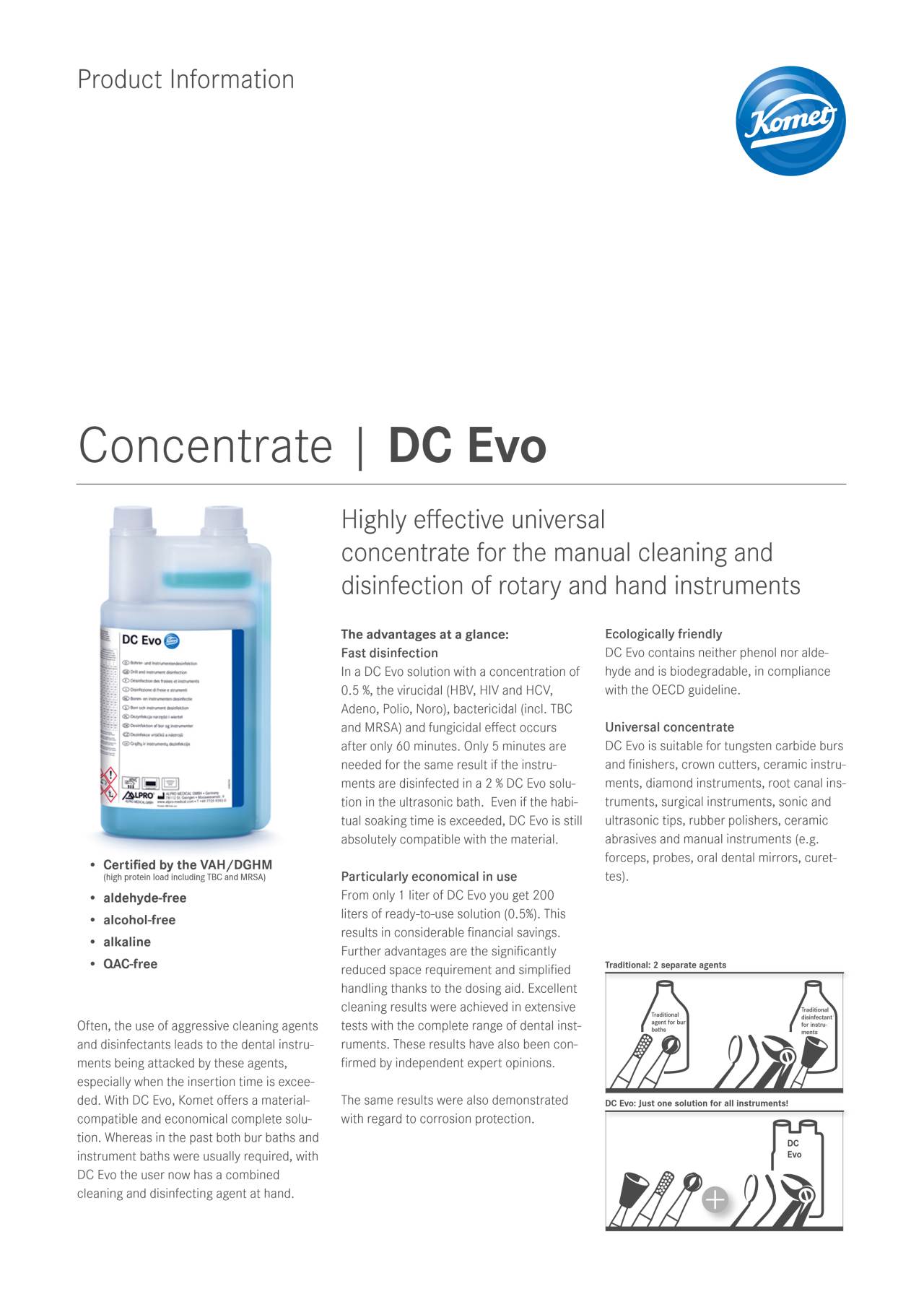 PI | DC Evo – Komet Dental, Instrument Cleaning Solutions