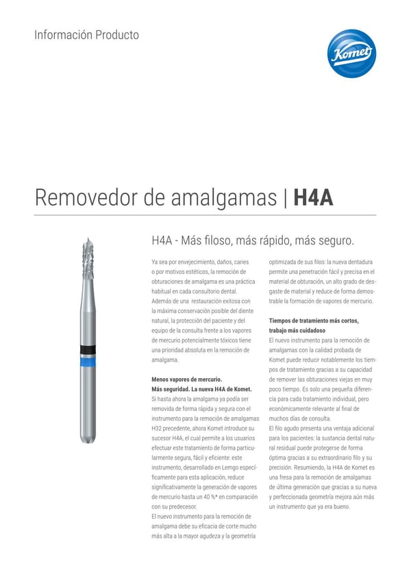 Información Producto | H4A