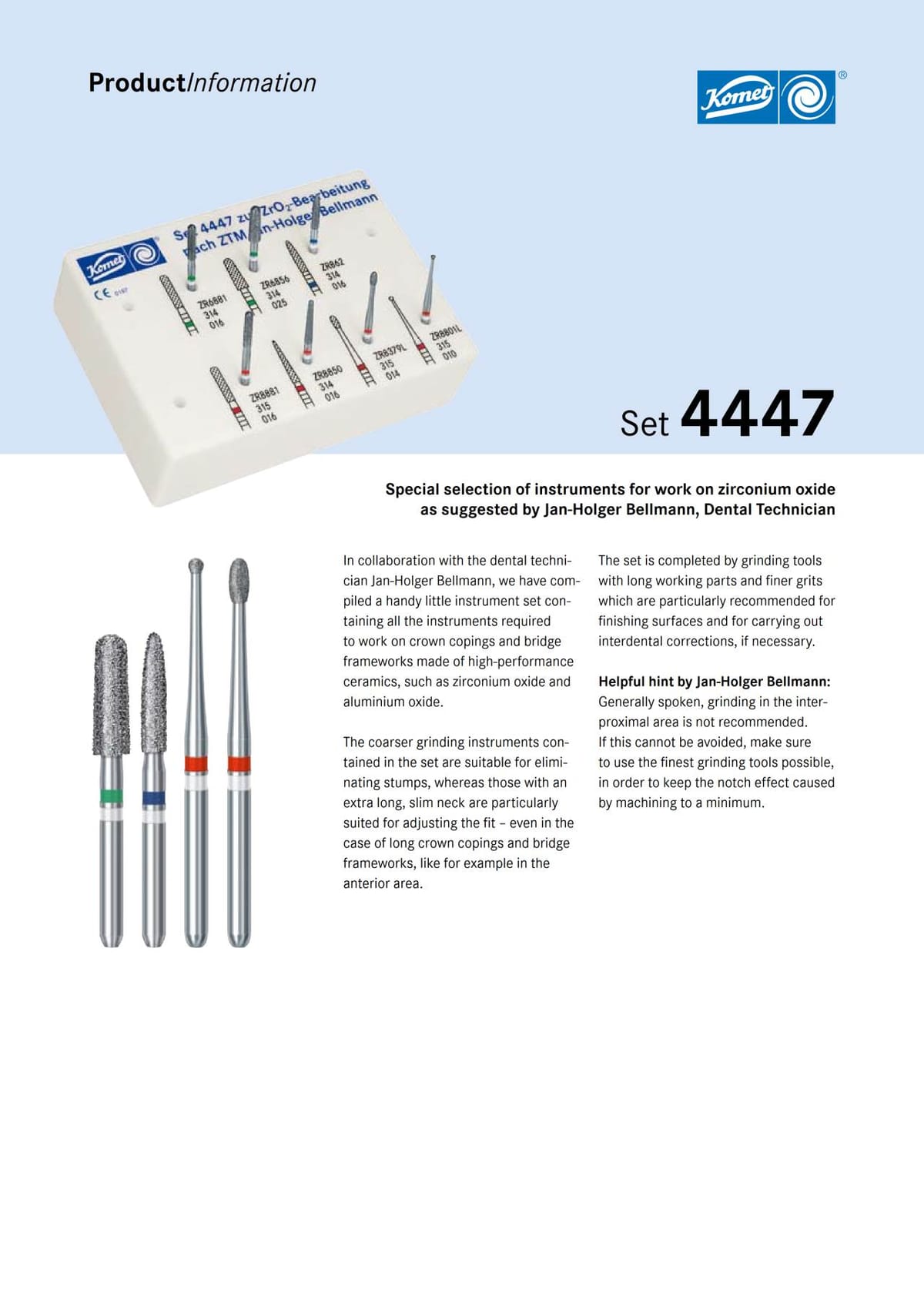 Produktinformation | Set 4447 – Komet Dental, Diamonds