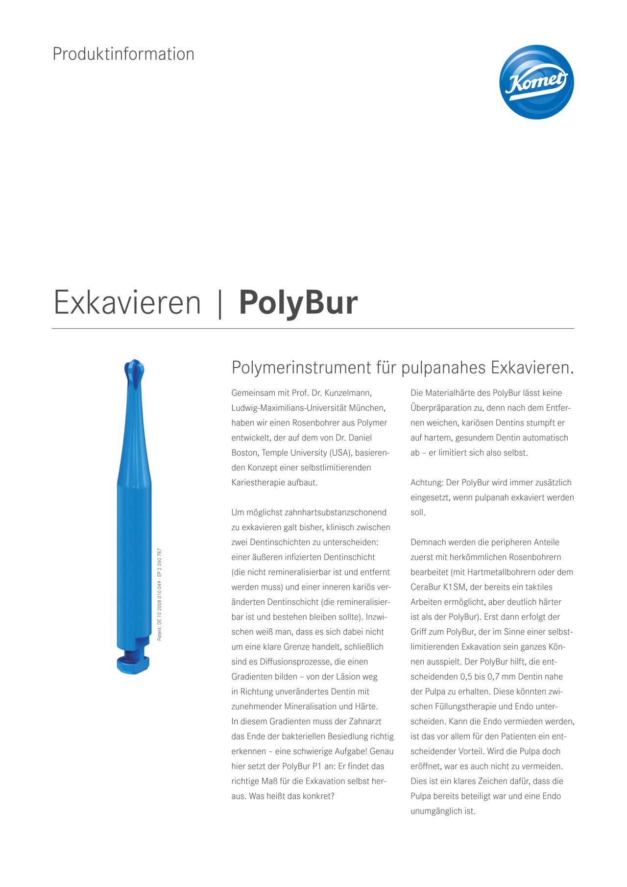 PI | PolyBur – Komet Dental, Carbide Burs