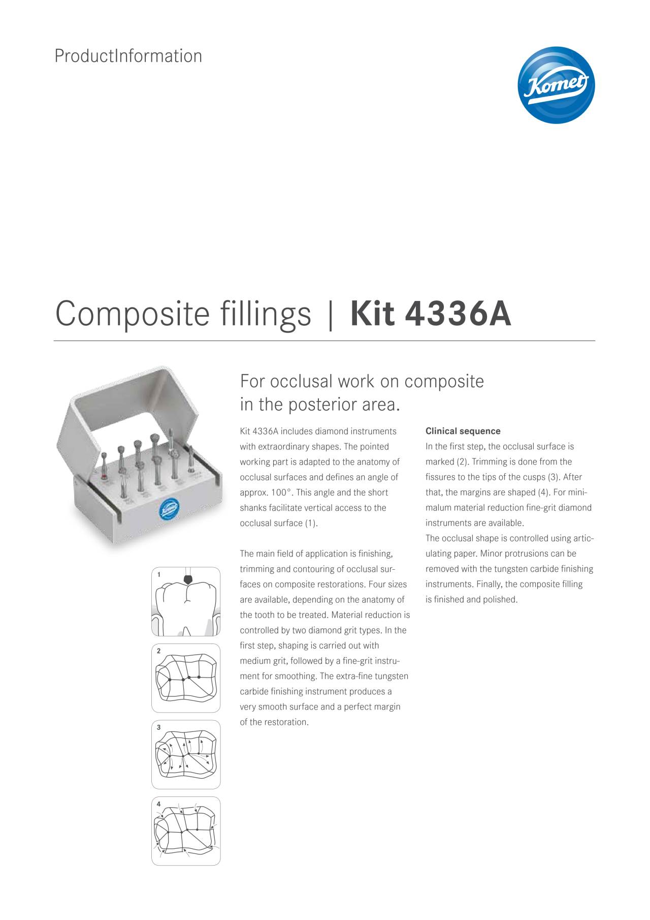 PI | Set 4336A – Komet Dental, Bur Kits & Sets