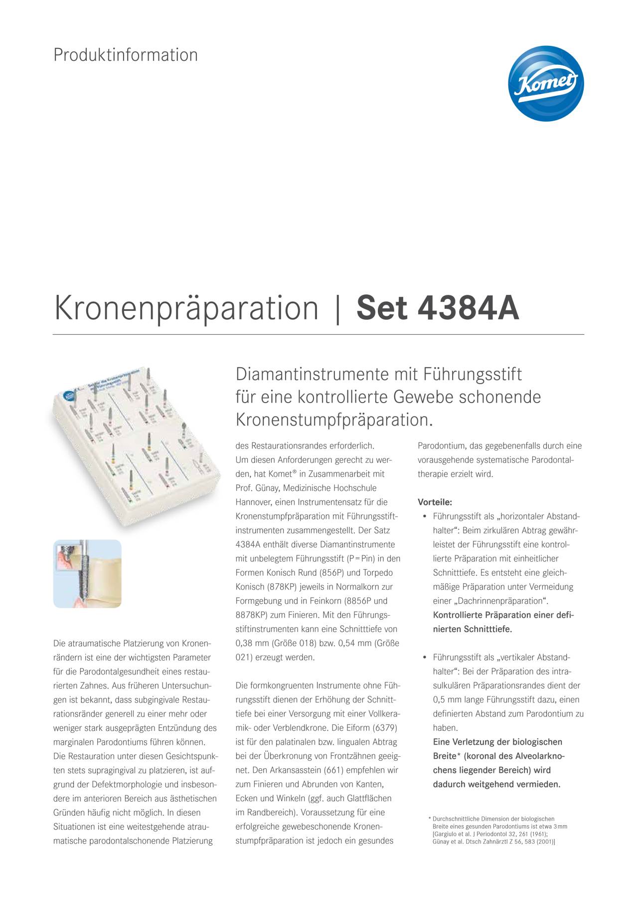 PI | Set 4384A – Komet Dental, Diamond Burs