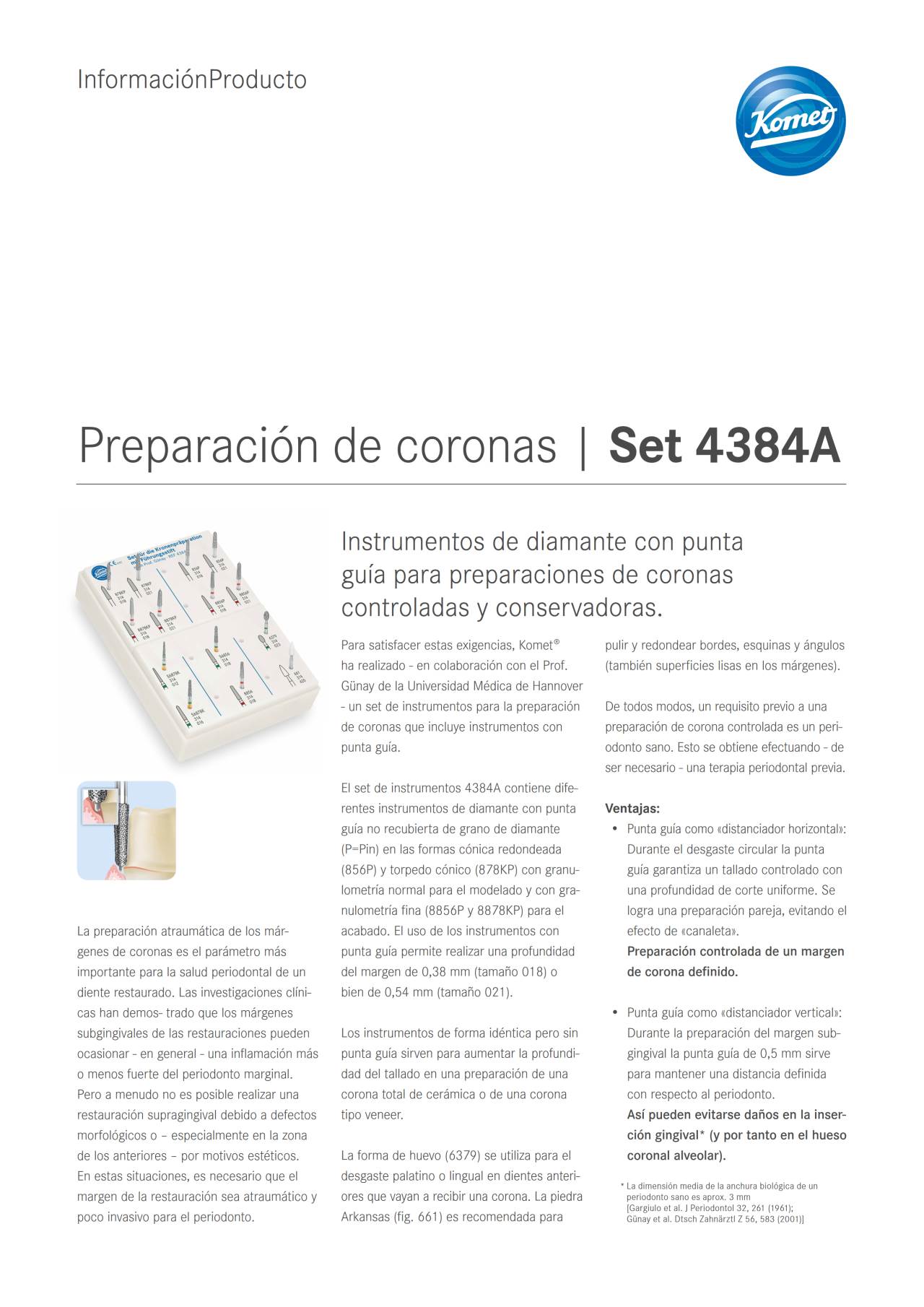 PI | Set 4384A – Komet Dental, Diamond Burs