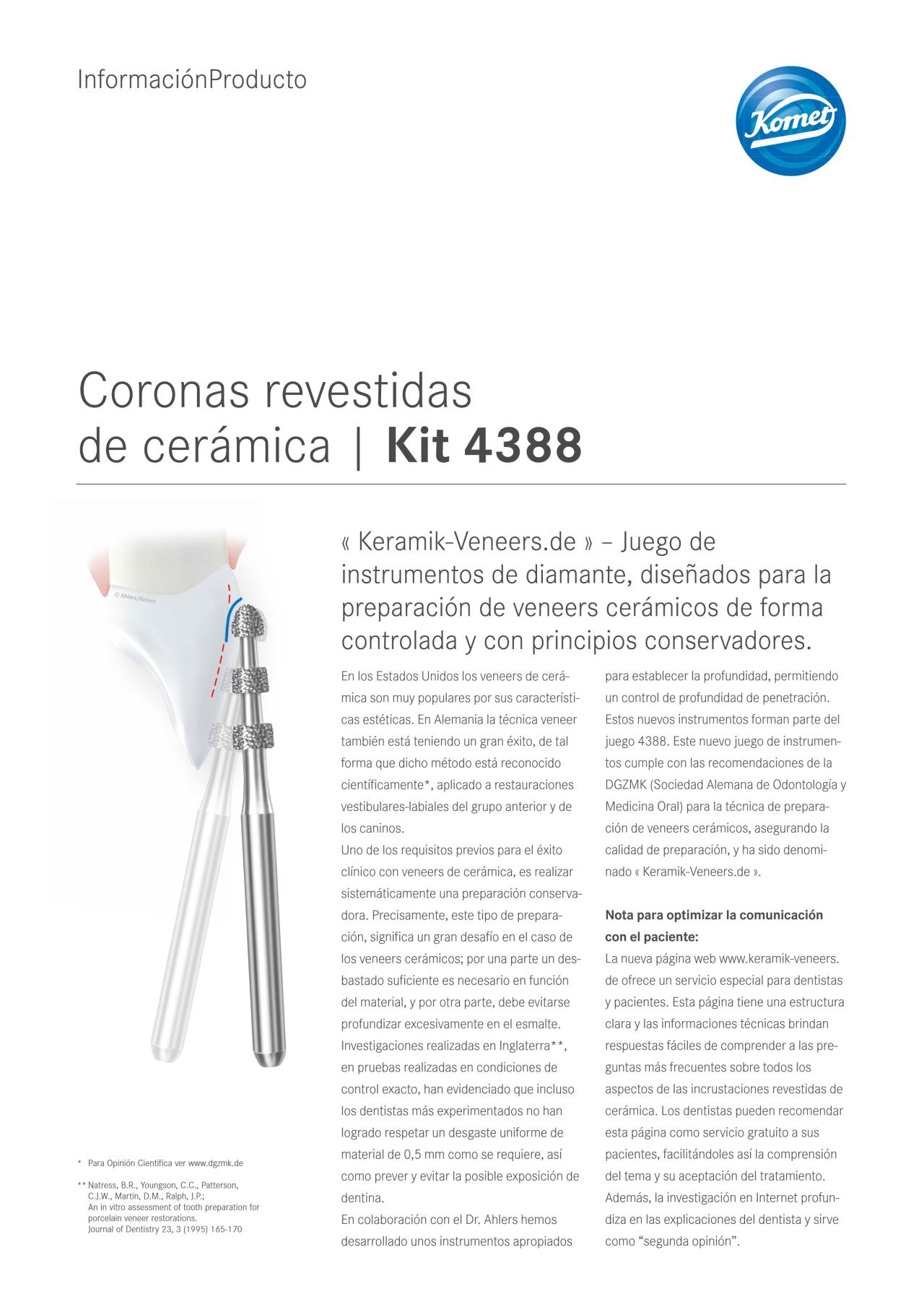PI | Set 4388 – Komet Dental, Diamond Burs