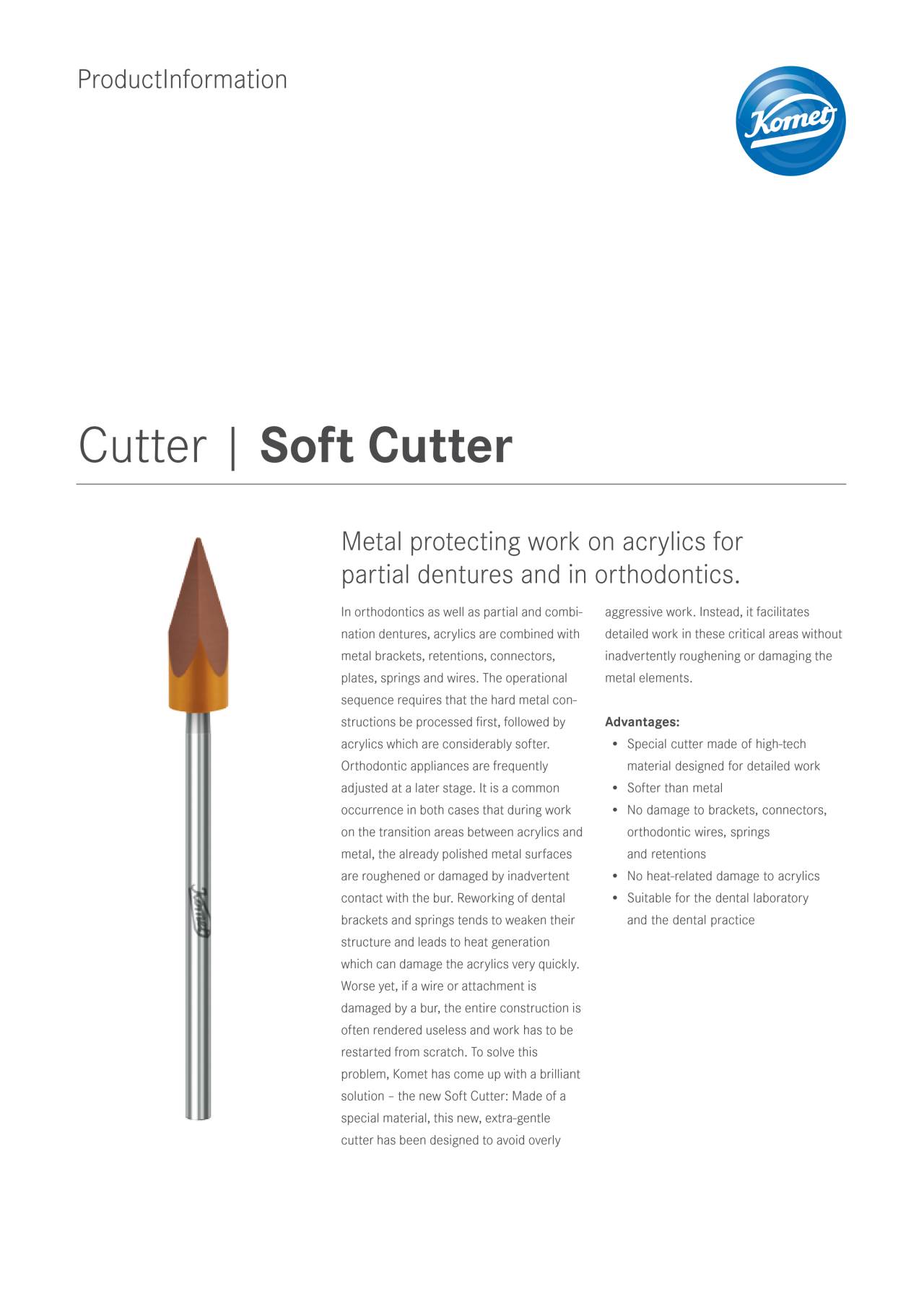 PI | Soft Cutter – Komet Dental, Lab Rotary Instruments