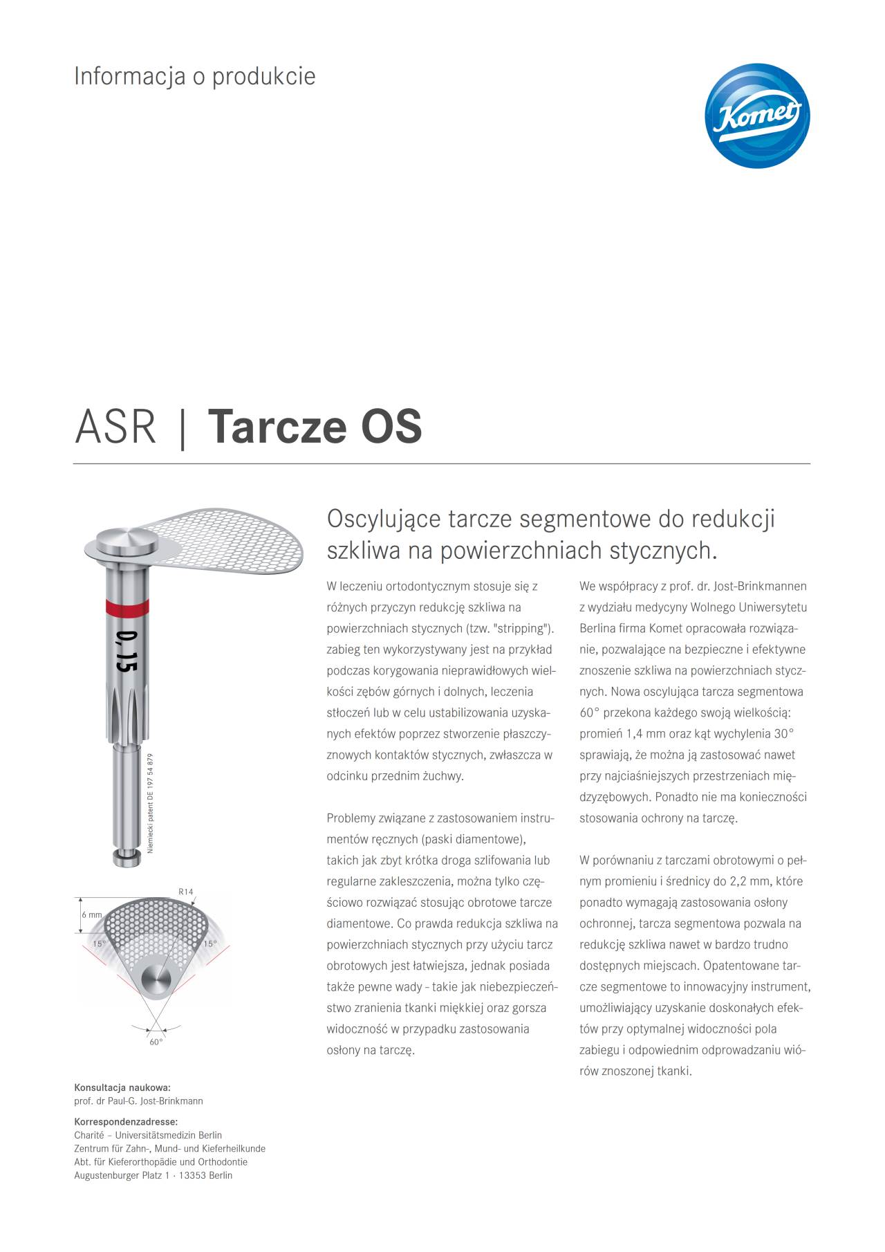 PI | Tarcze OS – Komet Dental, Diamond Discs