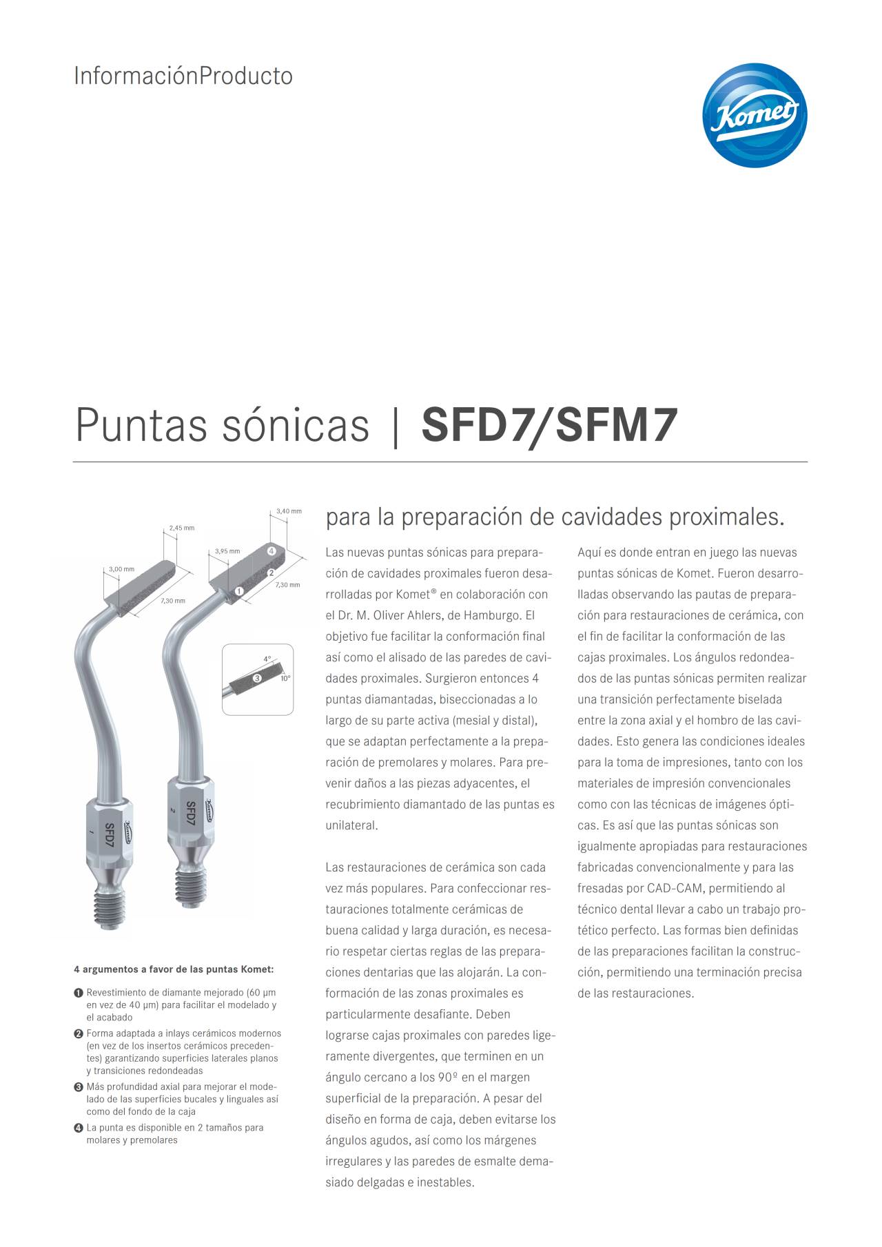 PI | SFD7/SFM7 – Komet Dental, Diamond Burs