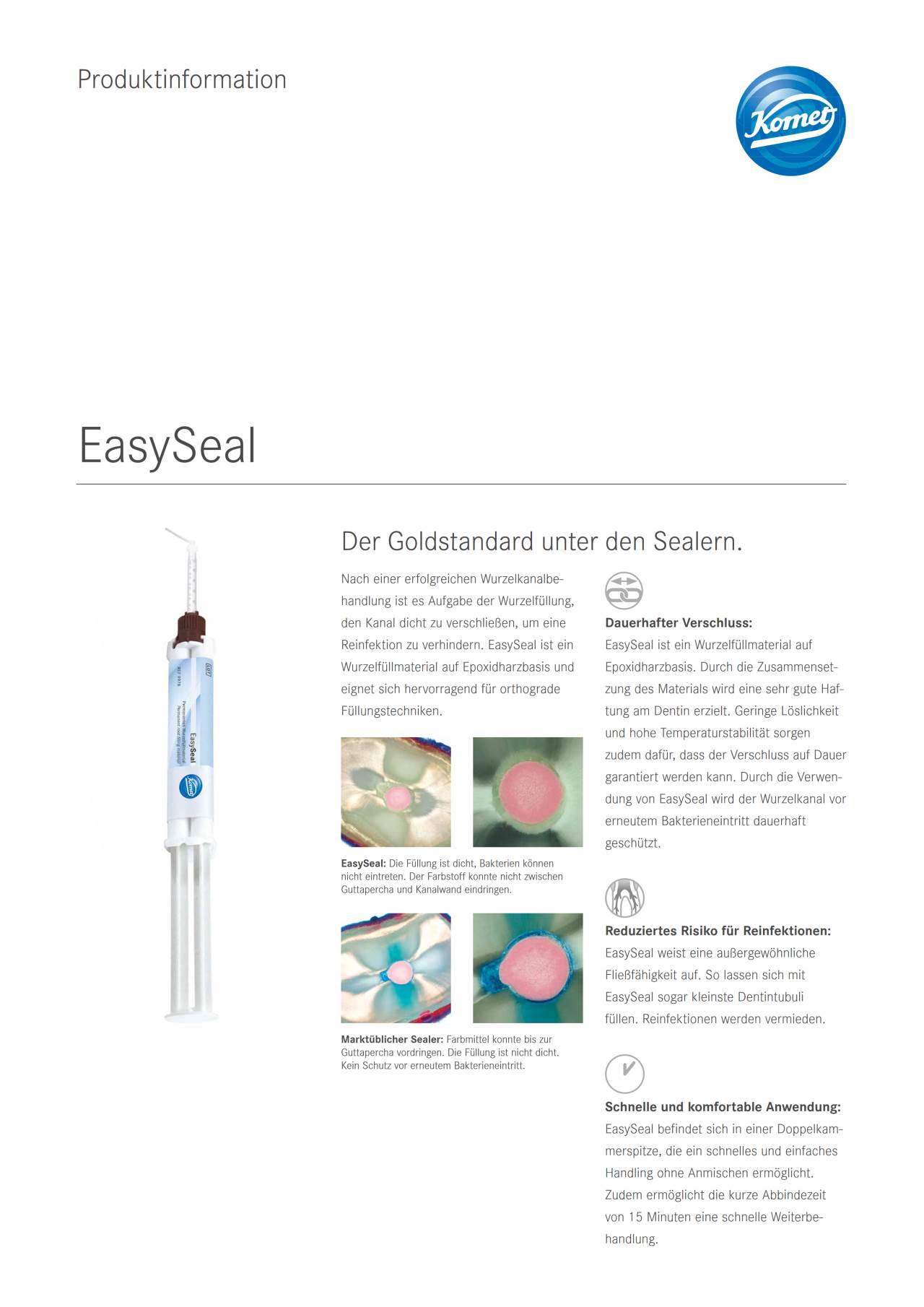 PI | EasySeal – Komet Dental, Root Canal Sealers & Cements