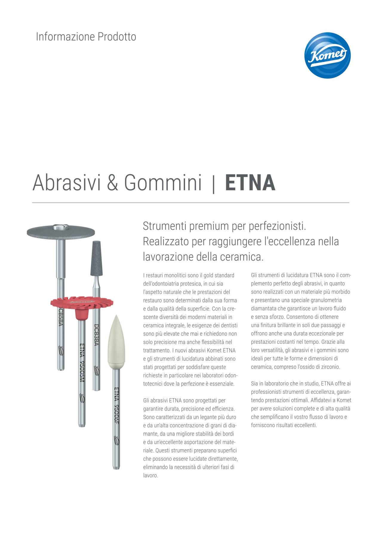PI IT| ETNA Grinder &amp; Polisher – Komet Dental, Lab Rotary Instruments