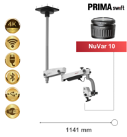 PRIMA swift Premium, Plafondmontage, NuVar 10 – Labomed Europe b.v., Loupes & Headlamps