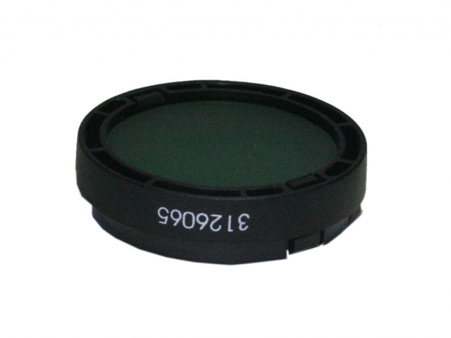 Groen filter  32mm, gemonteerd