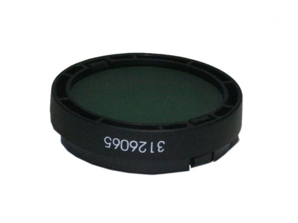 Groen filter  32mm, gemonteerd