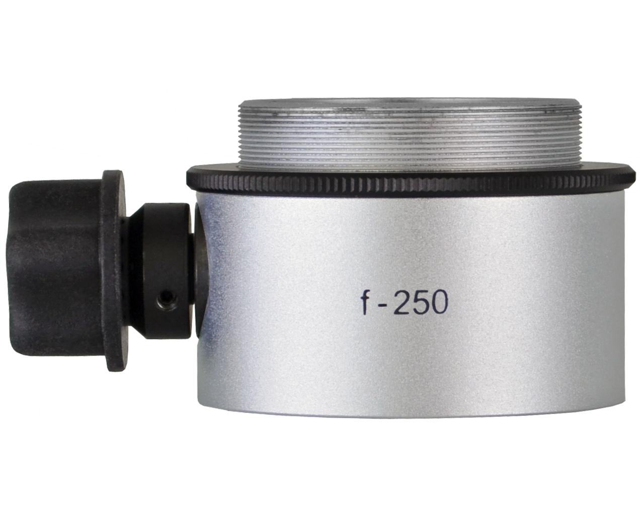 Objective lens WD=250mm with focusing mechanism and sterilizable cap