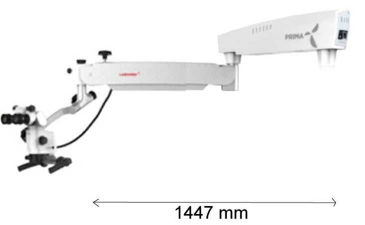 Prima DNT w/o base, long arm – Labomed Europe b.v., Loupes & Headlamps
