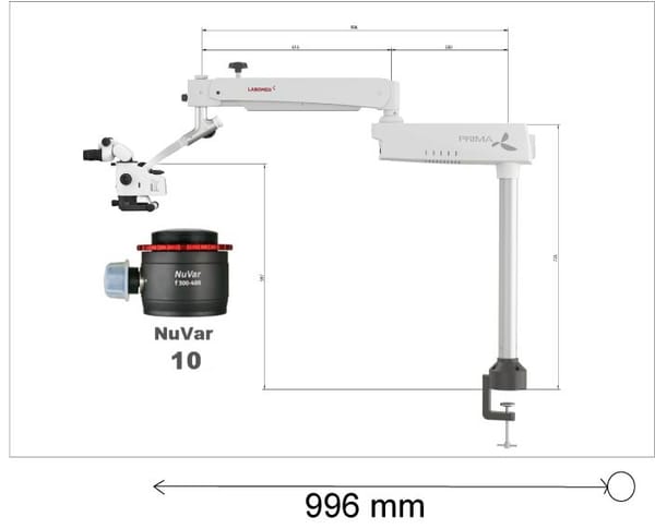 Prima Mu, Ergo, NuVar 10, Training microscope