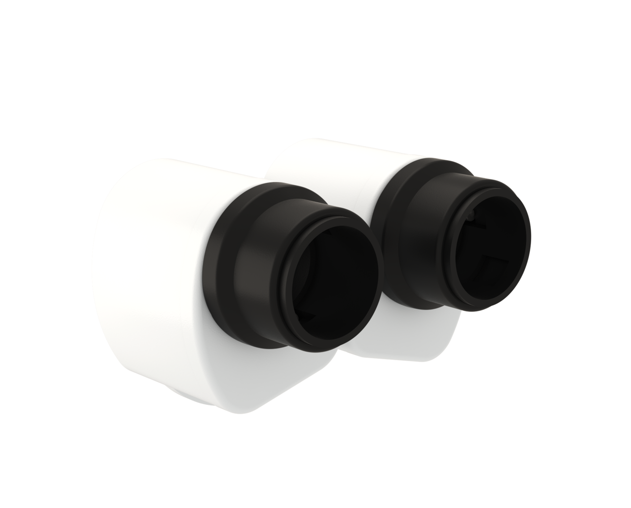 Binocular head with straight tube and f170