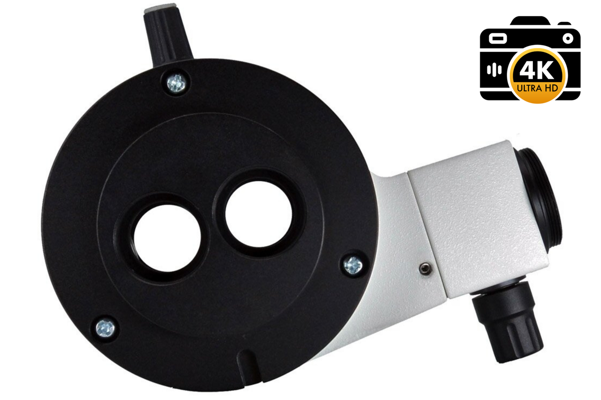 Enkelvoudige straalverdeler, links/rechts, 4K C-mount camera – Labomed Europe b.v., Lupenbrillen und Mikroskope