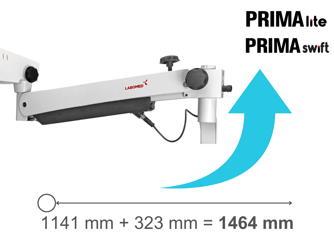 Upgrade naar lange arm lite/swift – Labomed Europe b.v., Laboratory Equipment
