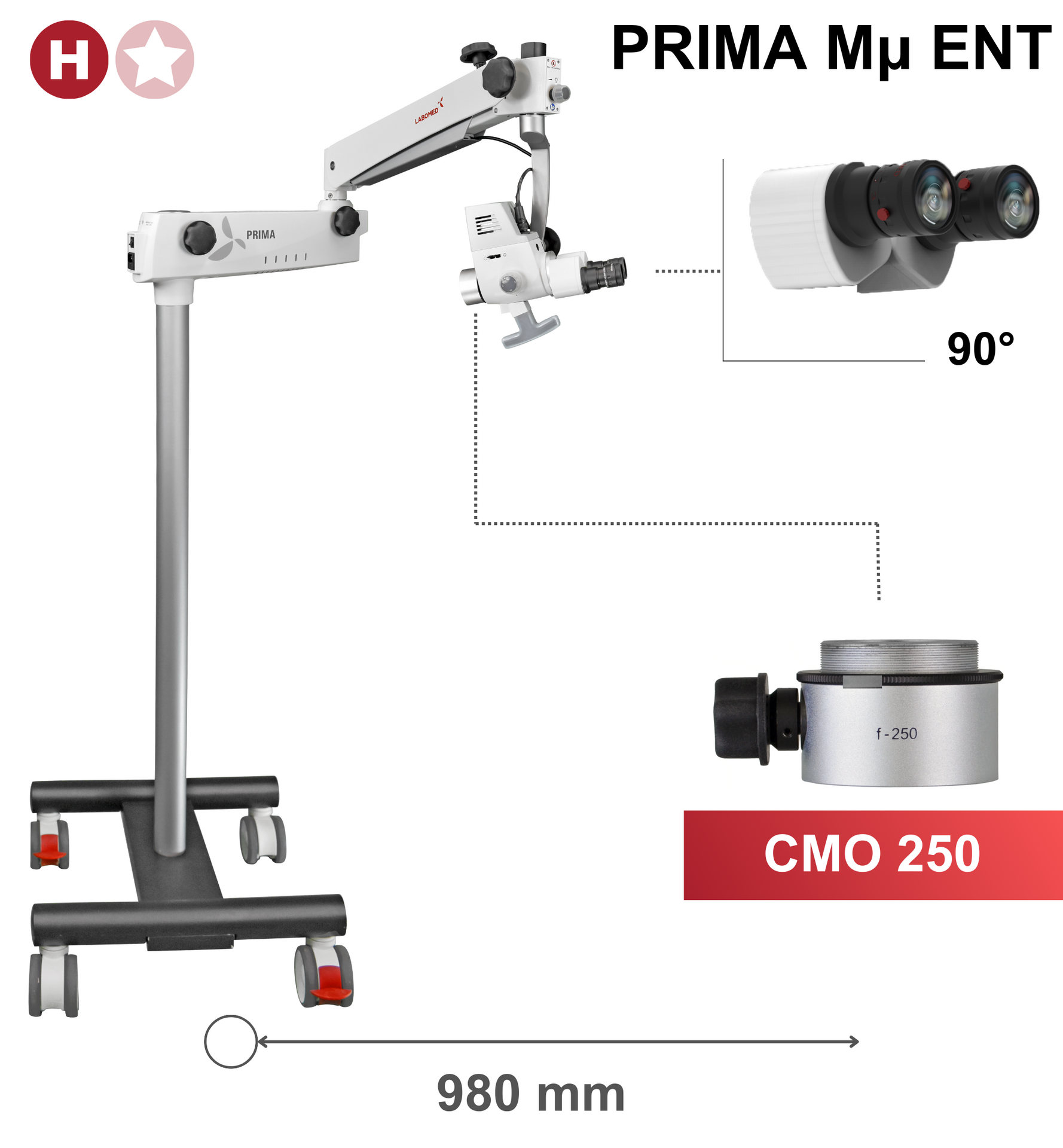 PriMa Mu ENT Microscope – Labomed Europe b.v., Loupes & Headlamps