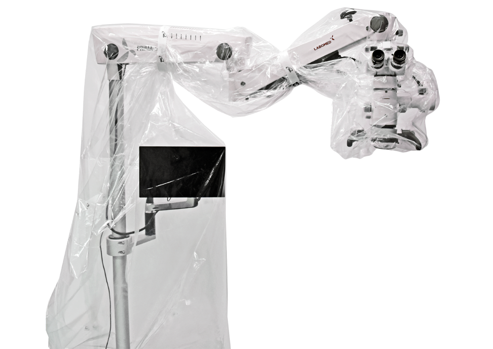 Steriele microscoopdrapes CMO Ø65 mm, verpakking van 20 stuks – Labomed Europe b.v., Hygiene