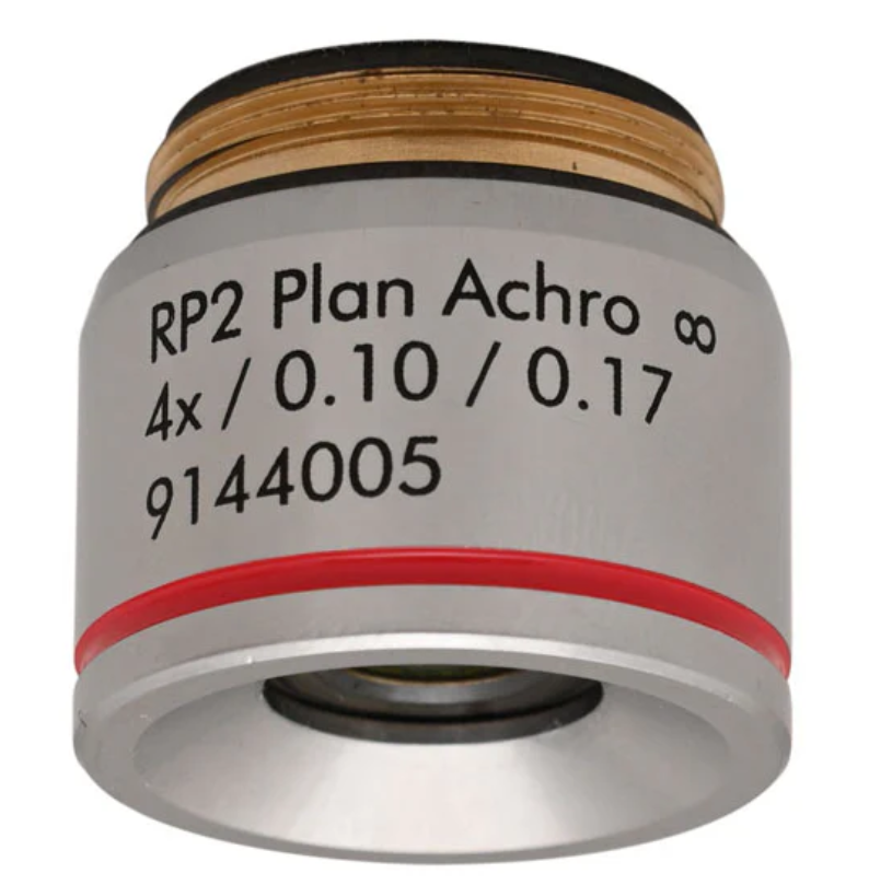 4x objective, NA 0.10/WD 30.0mm (RP2 Infinity corrected DIN