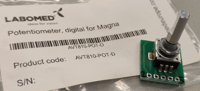 Potentiometer with cable Digital for Magna (V-III) – Labomed Europe b.v., Spare Parts