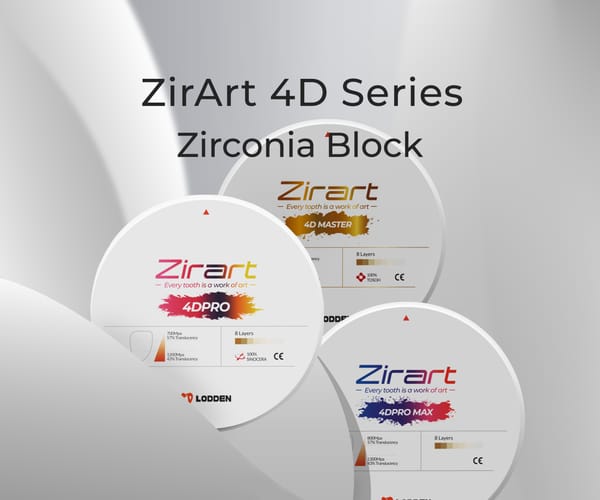 ZirArt 4D Serie – Zahnmedizinischer Professioneller Zirkonoxid-Block