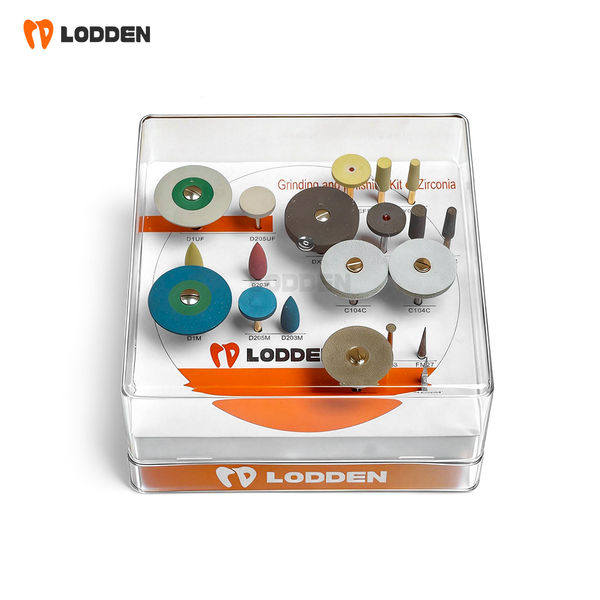 Kit de polissage et de meulage de la zircone dentaire - Lodden Dental