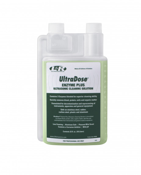 UltraDose® Enzyme Plus Ultrasonic Cleaning Solution – L&R Manufacturing Company, Instrument Cleaning Solutions