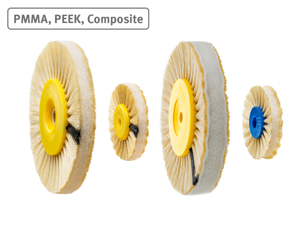 Polivlies Bürste (12 Stück) – Mälzer Dental GmbH & Co. KG, Polishing Wheels & Discs