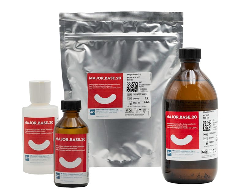 Major.Base.20 – Major Prodotti Dentari S.p.A., Kunststoffe