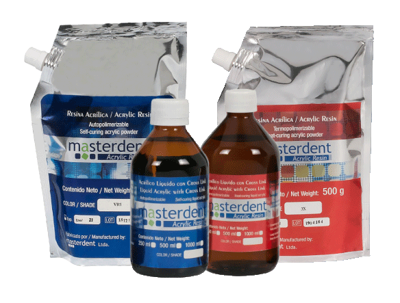 Acrílico Termo – Polvo – MASTERDENT LTDA., Resins