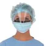 Surgery mask with face shield