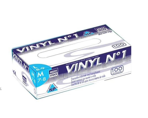 Puderfreier Vinylhandschuh