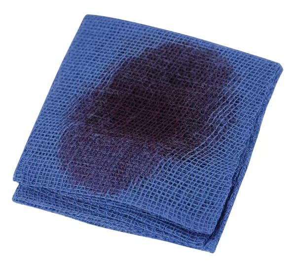Compresse bleue