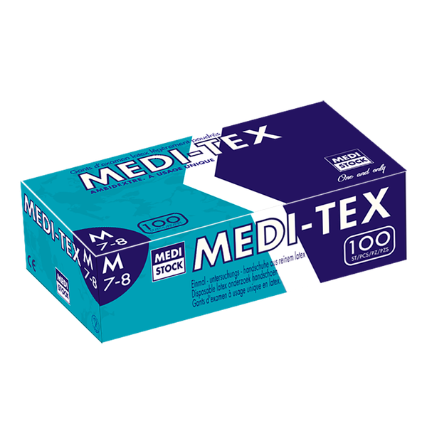 Gant en latex légèrement poudré
