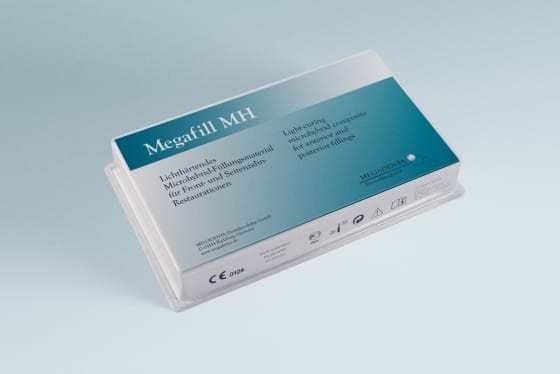 Megafill MH - Composite microhybride universel photopolymérisable – MEGADENTA Dentalprodukte, Composites