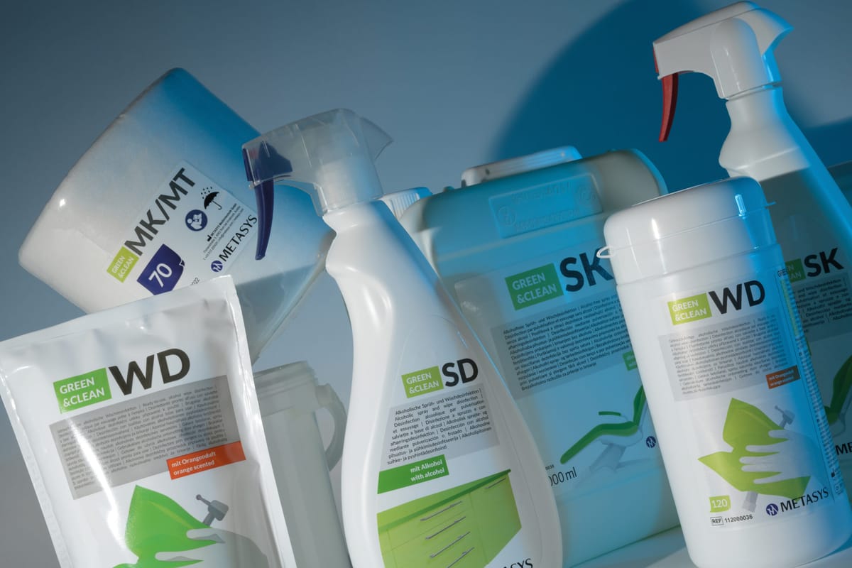 GREEN&CLEAN Hygieneprodukte – METASYS Medizintechnik, Desinfektionsmittel