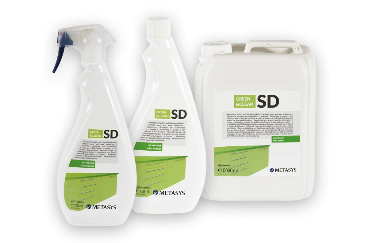 GREEN&CLEAN SD – METASYS Medizintechnik, Flächendesinfektion