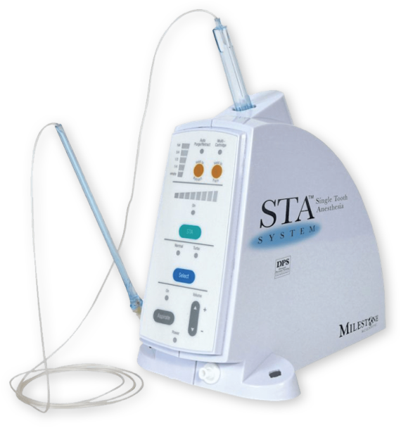 Système d'anesthésie monodentaire STA Single Tooth Anesthesia®