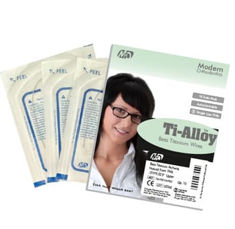 Beta-Titan kieferorthopädischer Bogendraht – Modern Orthodontics, Drähte und Bögen