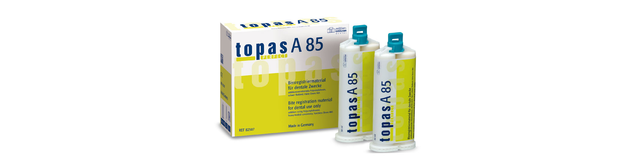 topas PERFECT A85 – Müller-Omicron, Bite Registration Materials