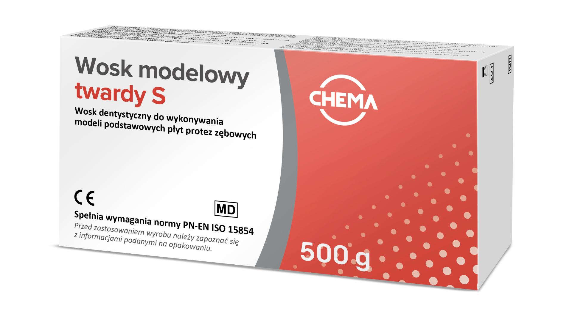 WOSK MODELOWY TWARDY S 500 g – CHEMA-Elektromet Co-op, Dental Waxes