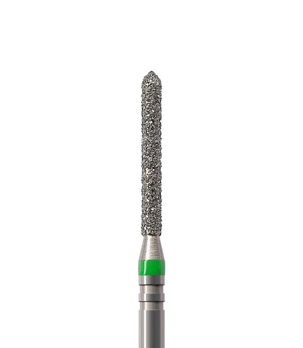 NTI EasyChamfer Diamantinstrument zylindrisch mit nicht diamantierter Spitze, Hohlkehlpräparation 879SE-012C-FG