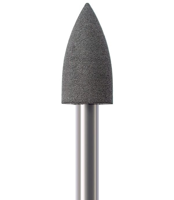 NTI UniBlack - Silikon - Universalpolierer für Edelmetall, Kunststoff und Amalgam montiert RA P0432D